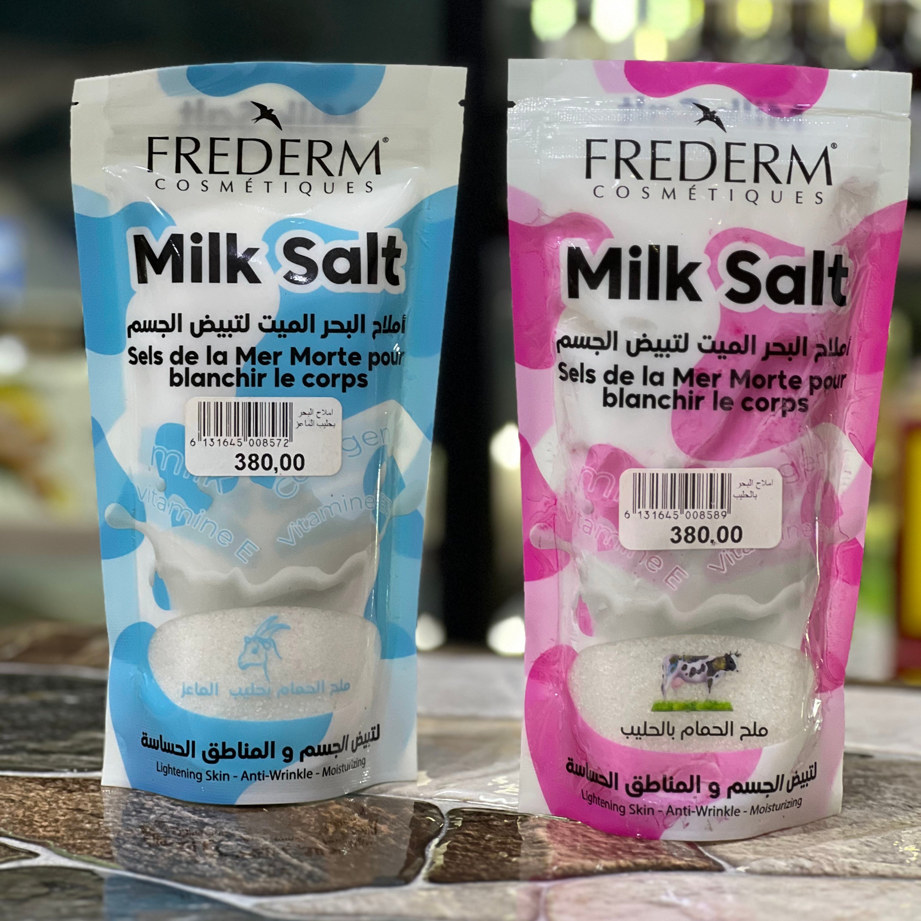-FREDERM- Milk Salt - املاح البحر الميت لتبيض الجسم